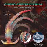 mixed color ultra thick octopus shaped anal plug
