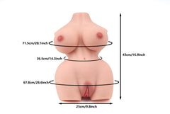 Europe In Stock丨Fast Shipping丨43cm/17Inch Sex Doll – Torso Only