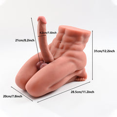 USA In Stock丨Fast Shipping丨31cm/12.2Inch Sex Doll – Torso Only