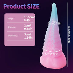 Luminous tentacle anal plug