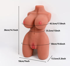 USA In Stock丨Fast Shipping丨36cm/14.1Inch Sex Doll – Torso Only