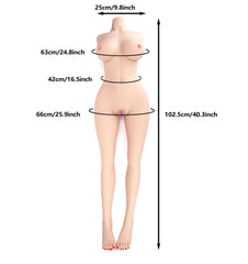 USA In Stock丨Fast Shipping丨103cm/40.6Inch Sex Doll – Torso Only