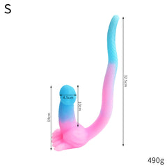Luminous pink and blue longtail
