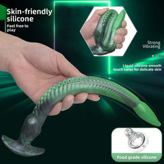 Dark green eel, suitable for both vaginal and anal use