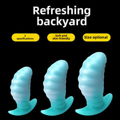 Ocean color flow mantle anal plug