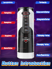 Free Shipping丨Electric Male Masturbator with Heating, Moaning, Drying & Bluetooth Functions