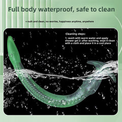 Dark green eel, suitable for both vaginal and anal use