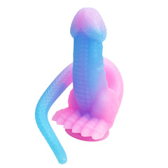 Luminous pink and blue longtail