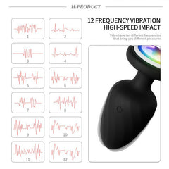 silicone luminous anal plug