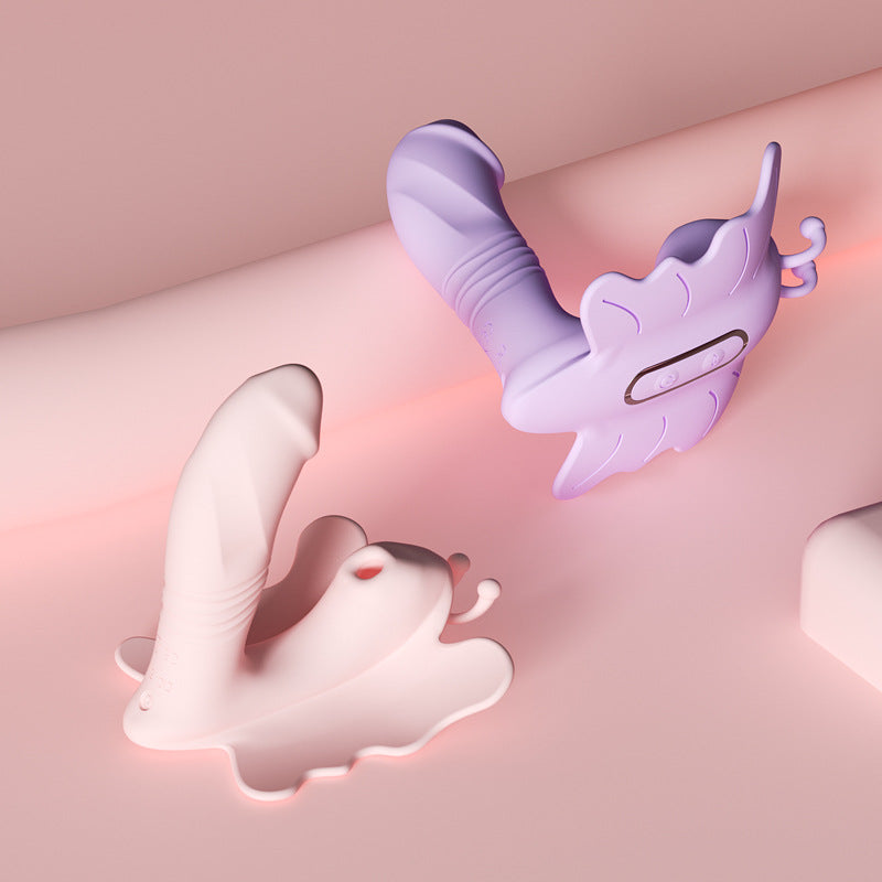 Charm butterfly telescopic sucking wearing