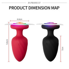 silicone luminous anal plug