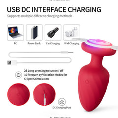 silicone luminous anal plug