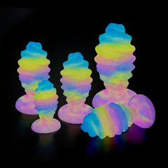 New color conch size luminous anal plug