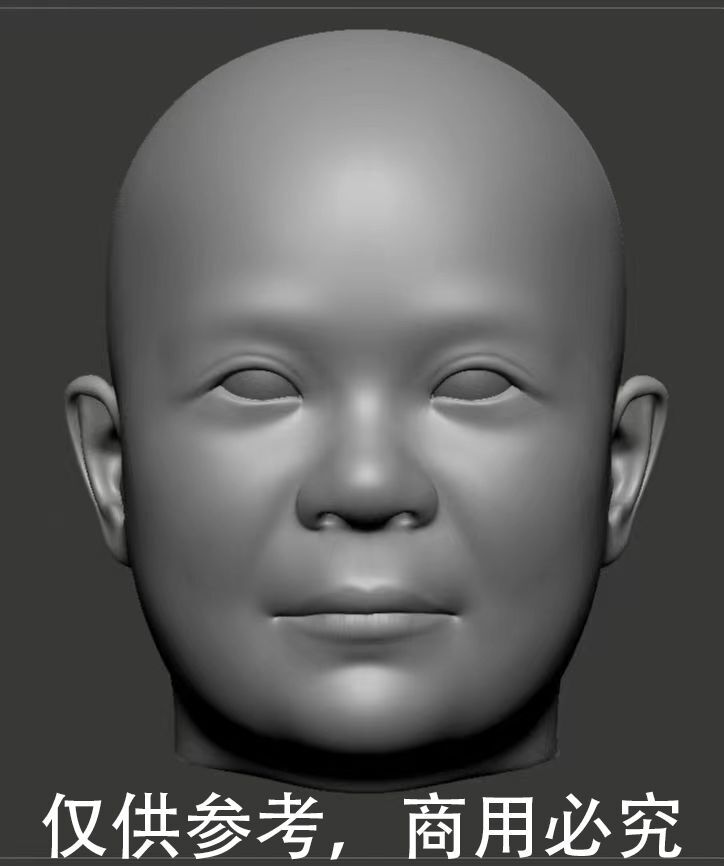 Customize a doll head model based on photos