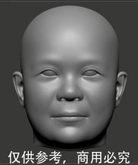 Customize a doll head model based on photos