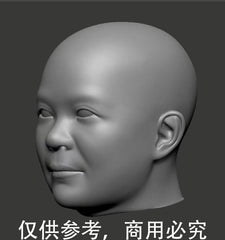 Customize a doll head model based on photos