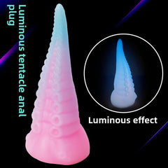 Luminous tentacle anal plug