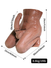 Free Shipping丨Half-body Male Doll with 7.5 inch Dildo