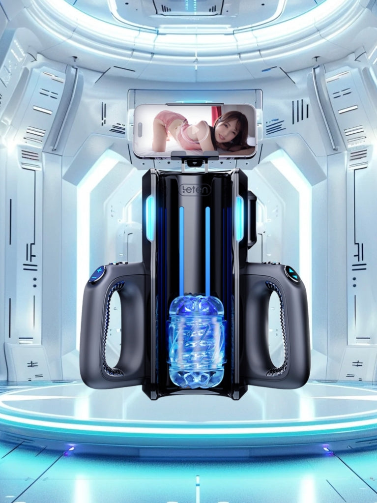 Free Shipping丨Electric Male Masturbator with 12 Thrusting Mold&Frequencies + Free Phone Stand for Movie Pairing + Headphone Jack Included