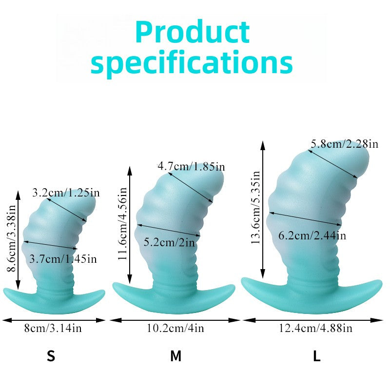 Ocean color flow mantle anal plug