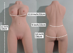 Free Shipping丨Outlier—3 in 1 Male Masturbator with Female Torso and Artificial Skeleton