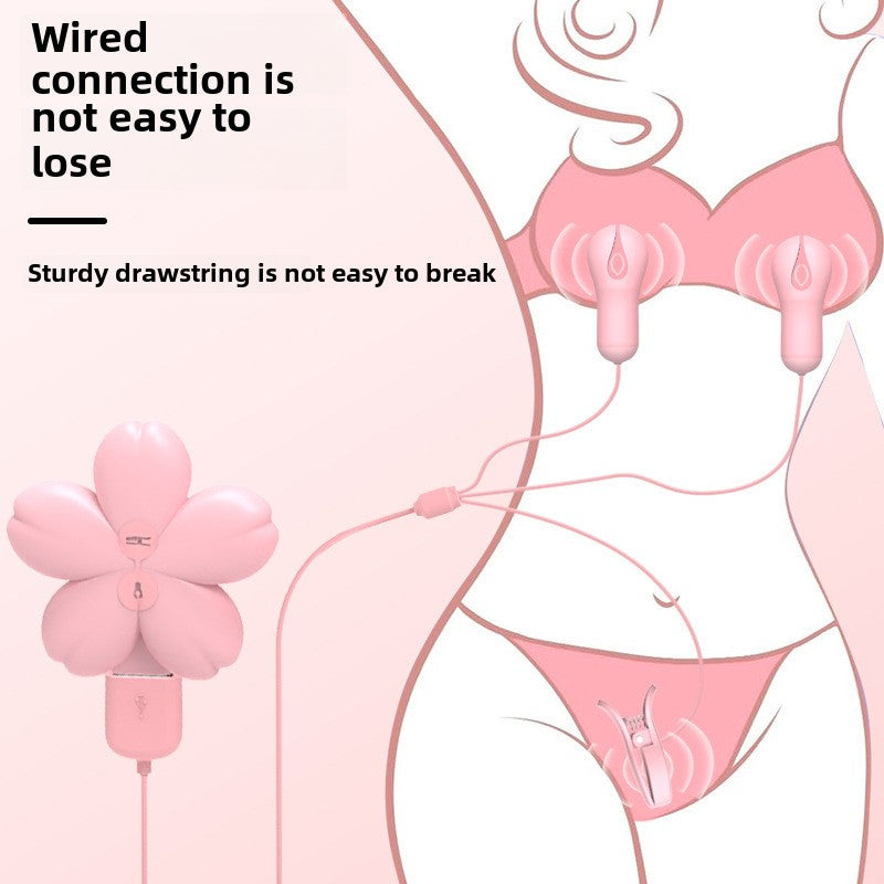 Breast clip female vibrator clitoral stimulation