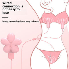 Breast clip female vibrator clitoral stimulation